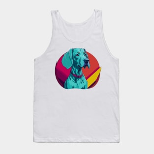 Weimaraner Portrait Tank Top